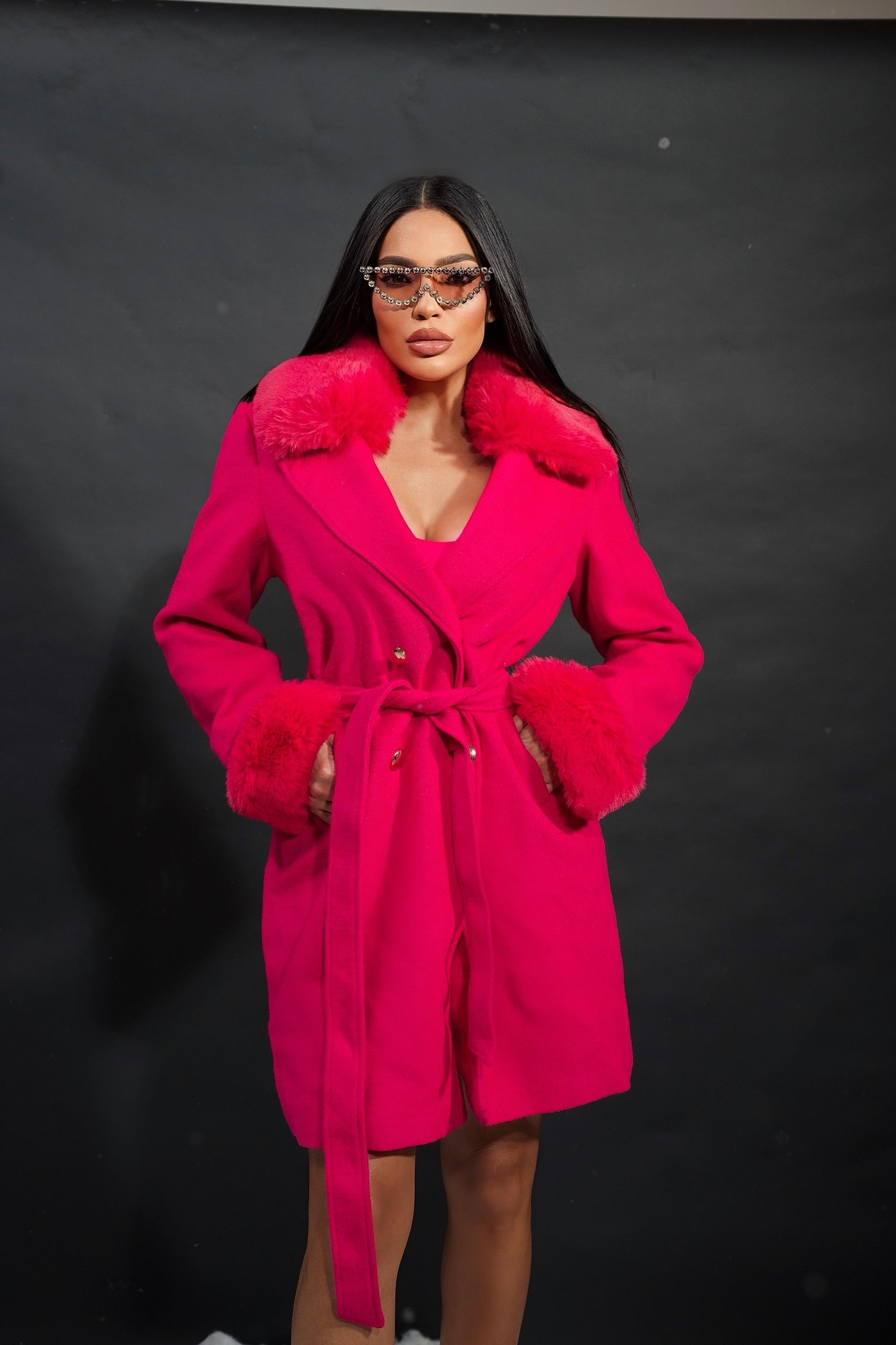 Barbie Girl Fur Coat
