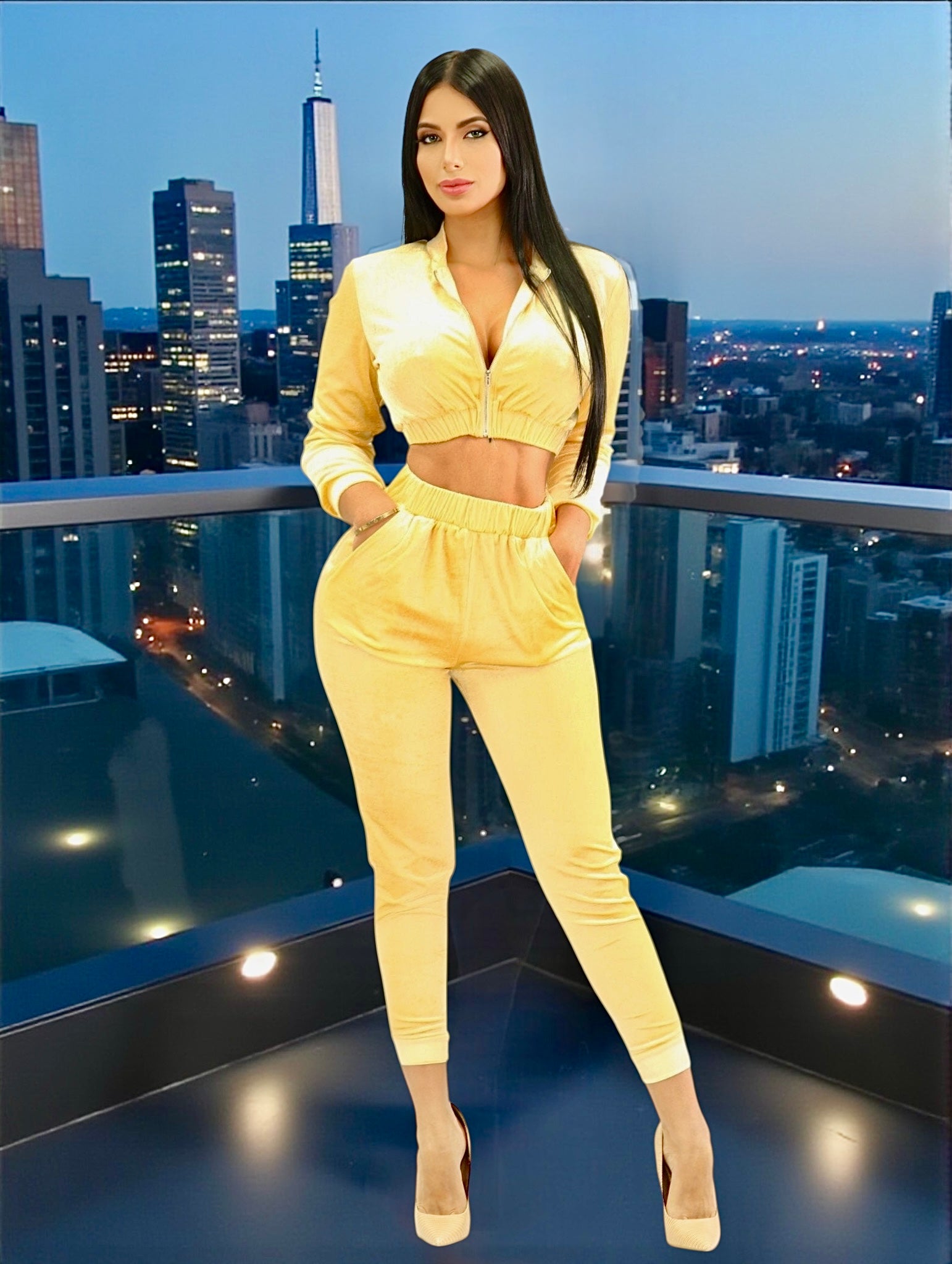 The Casual Fly Track Suit (yellow)