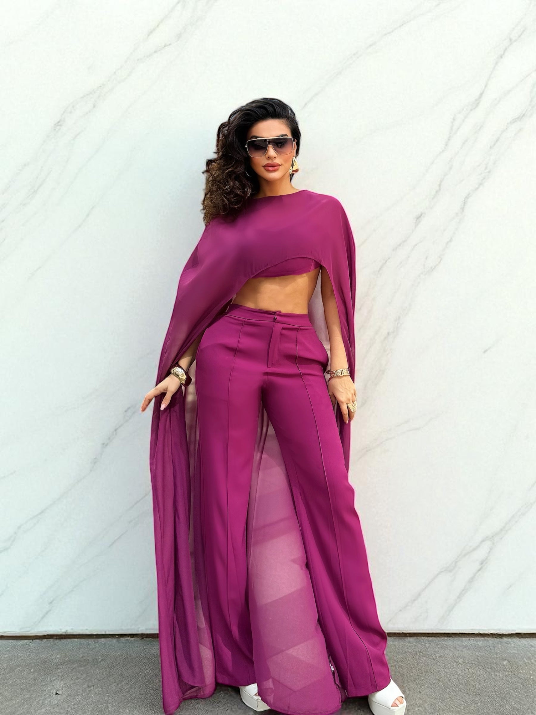 El conjunto de capa Magenta Power