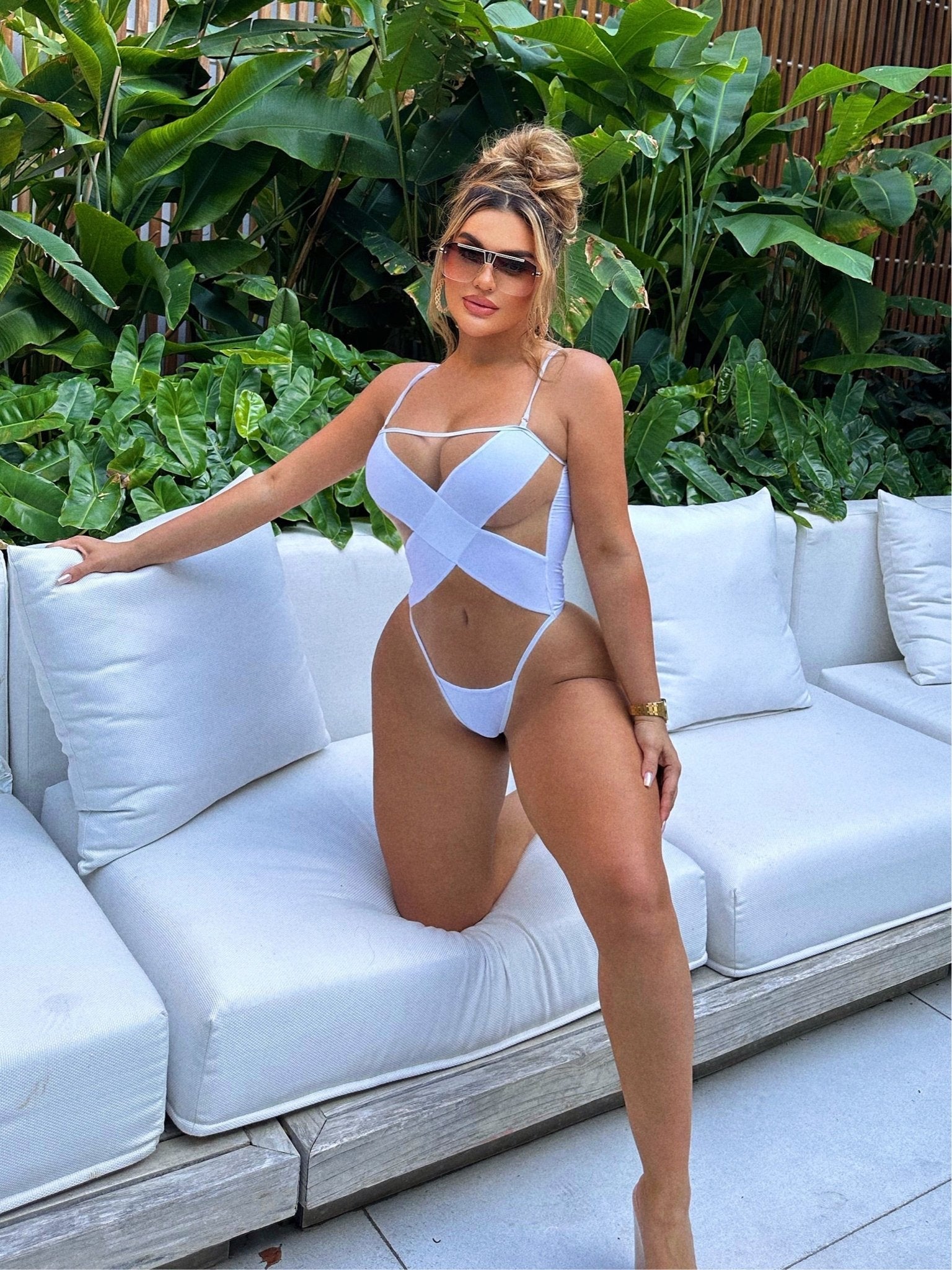 Baby X Skin Monokini (White) - omgbyandreag
