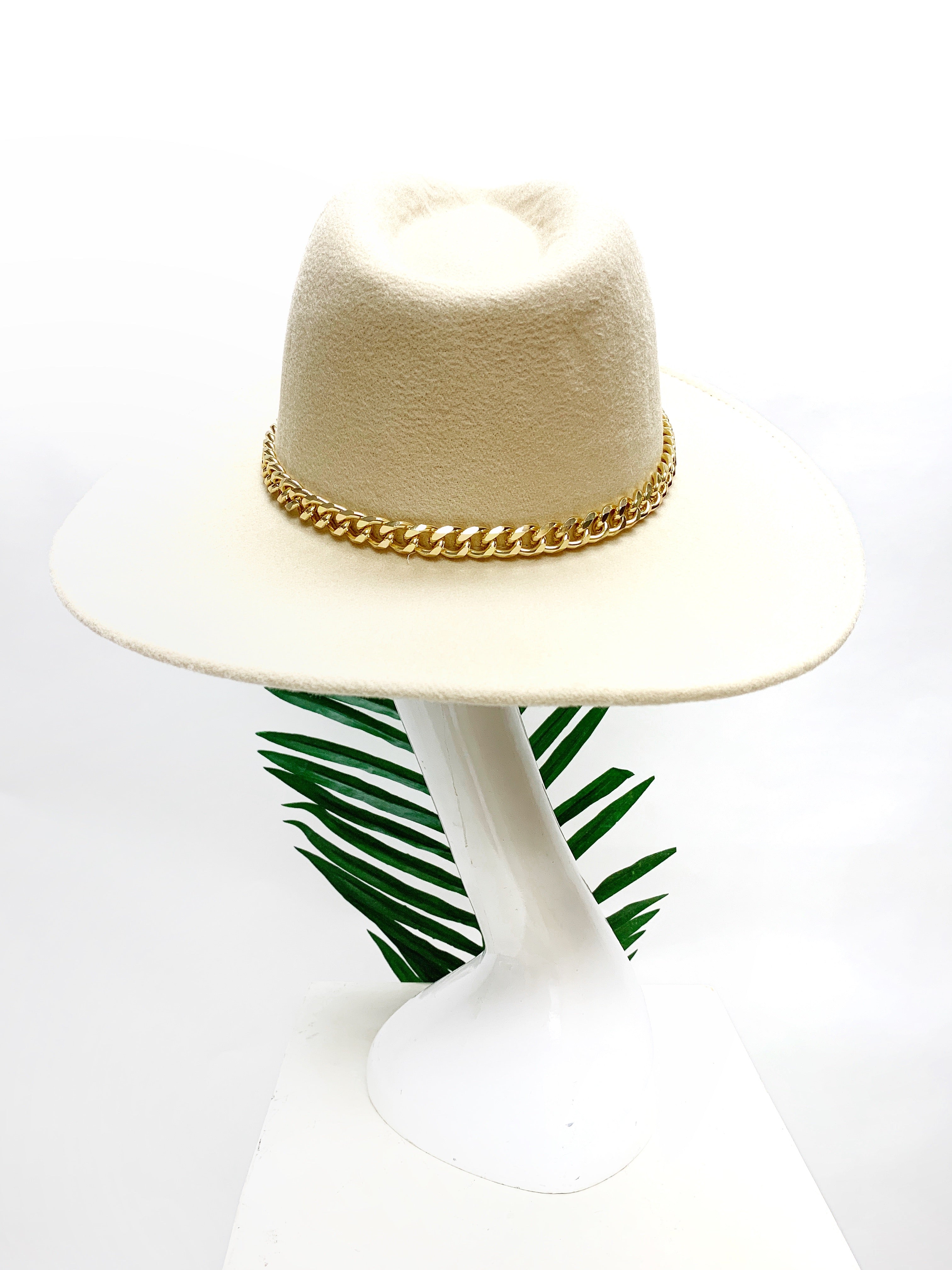 Best Dressed Fedora Hat (Cream) - OMG Swim