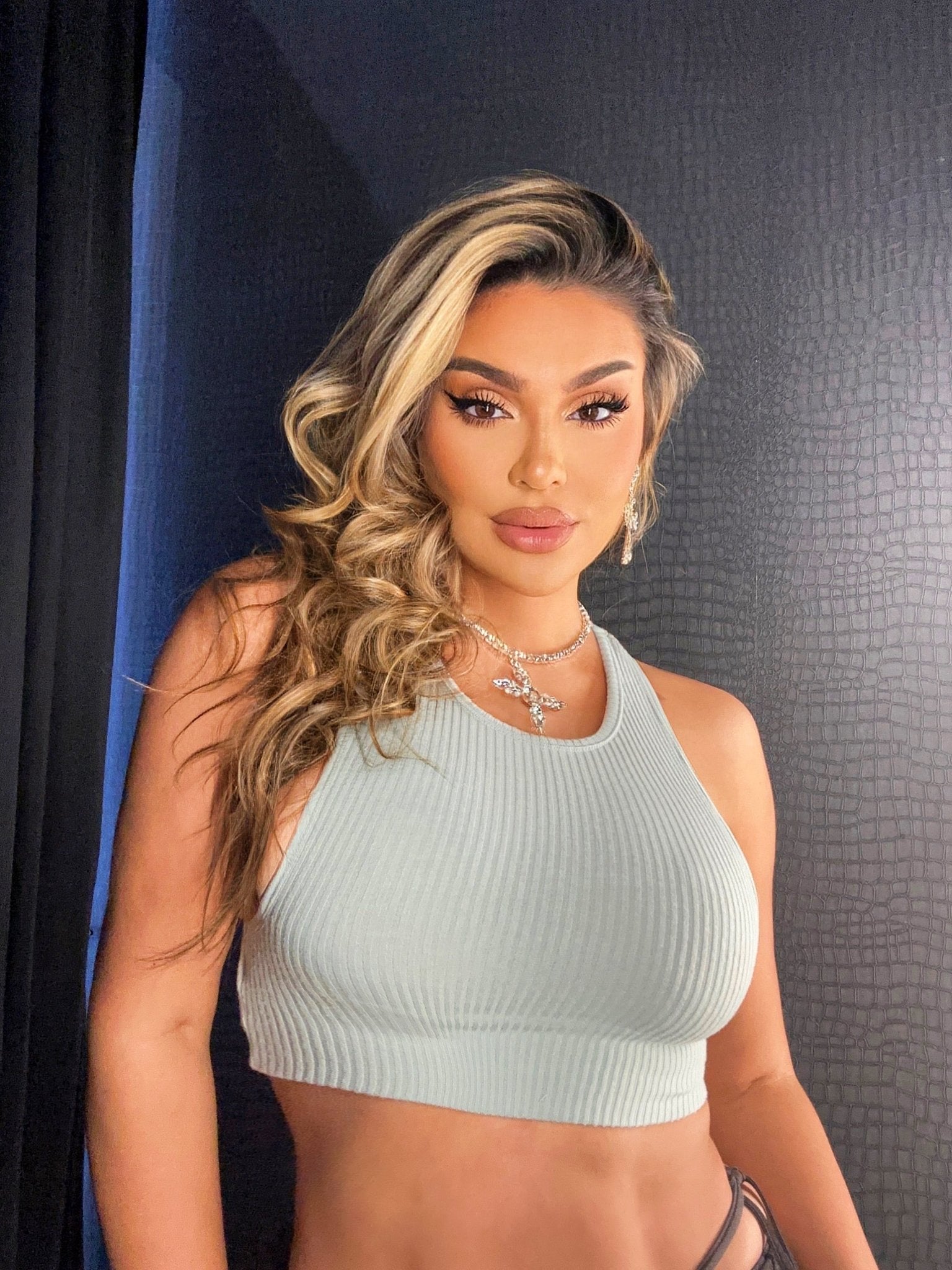 Chill Babe Crop Top (Mint) - OMG Swim