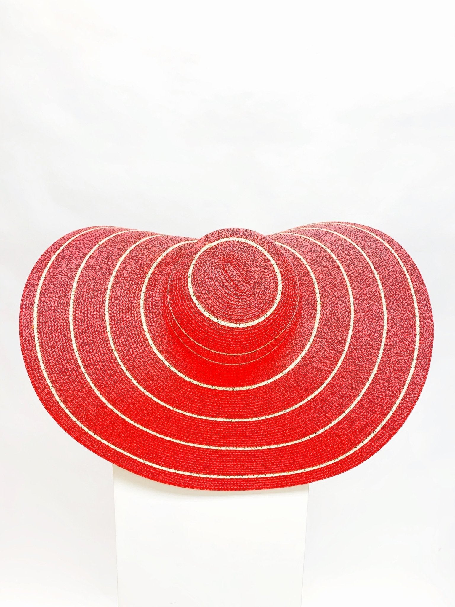 Classy Mami oversized hat (Red) - OMG Swim