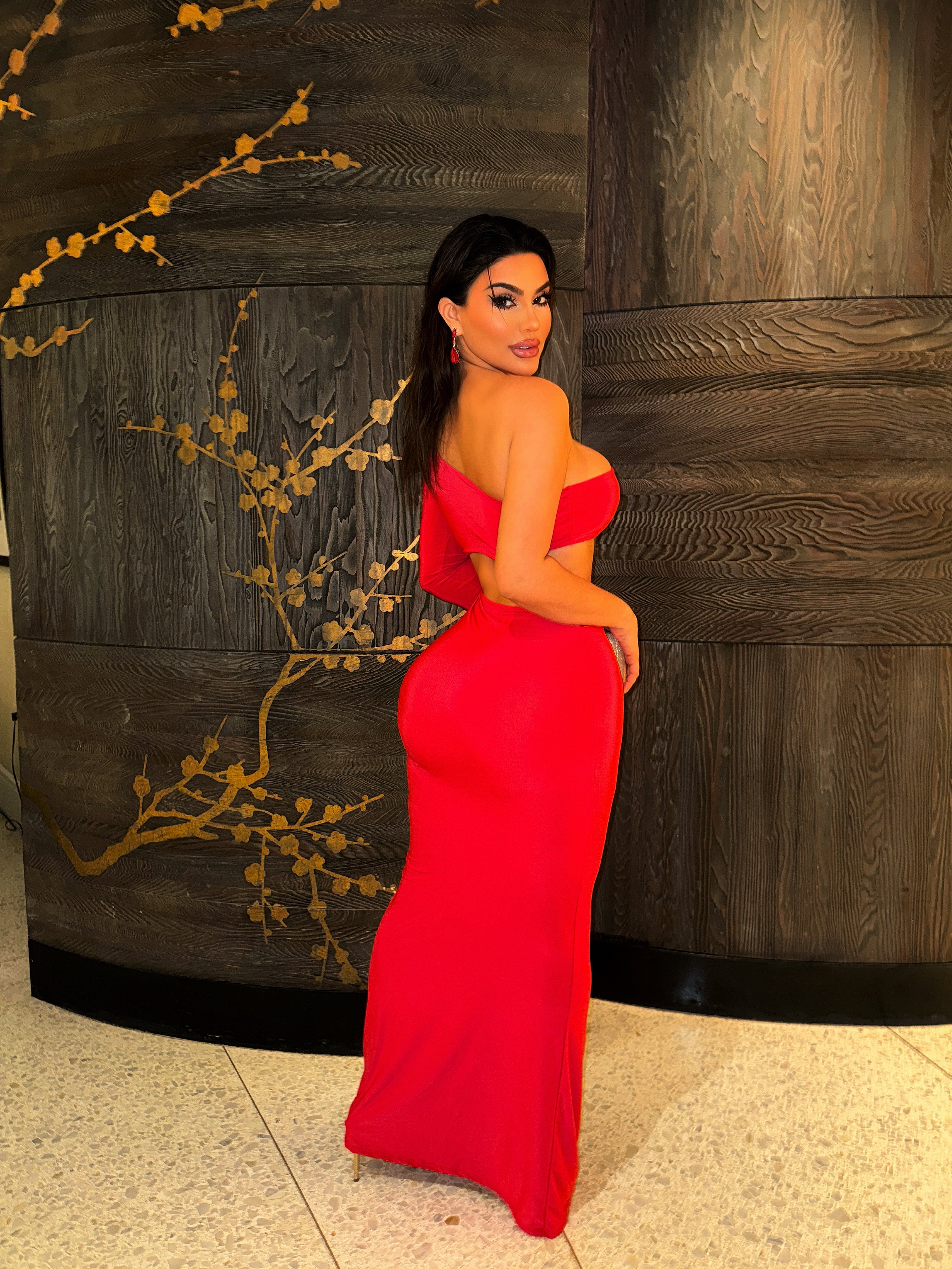 First Date Night Dress (Red) - OMG Swim