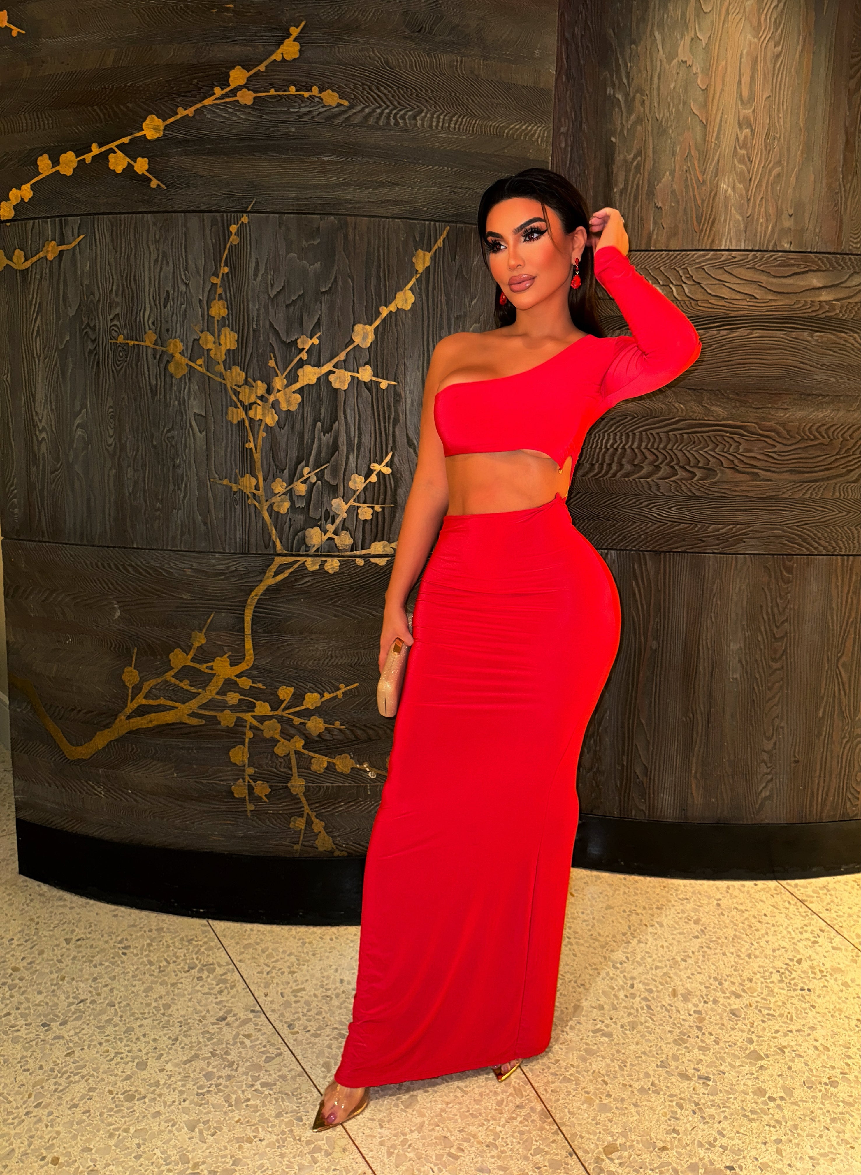 First Date Night Dress (Red) - OMG Swim