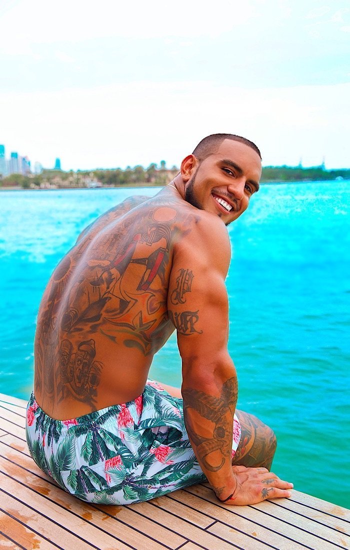 Flamingo Drive Swim Shorts - OMG Swim