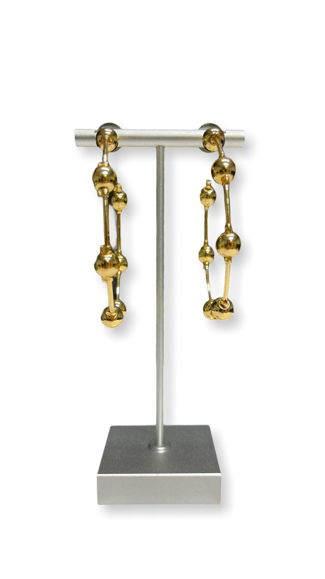 Hot girl summer Hoop Earrings (Gold) - OMG Swim