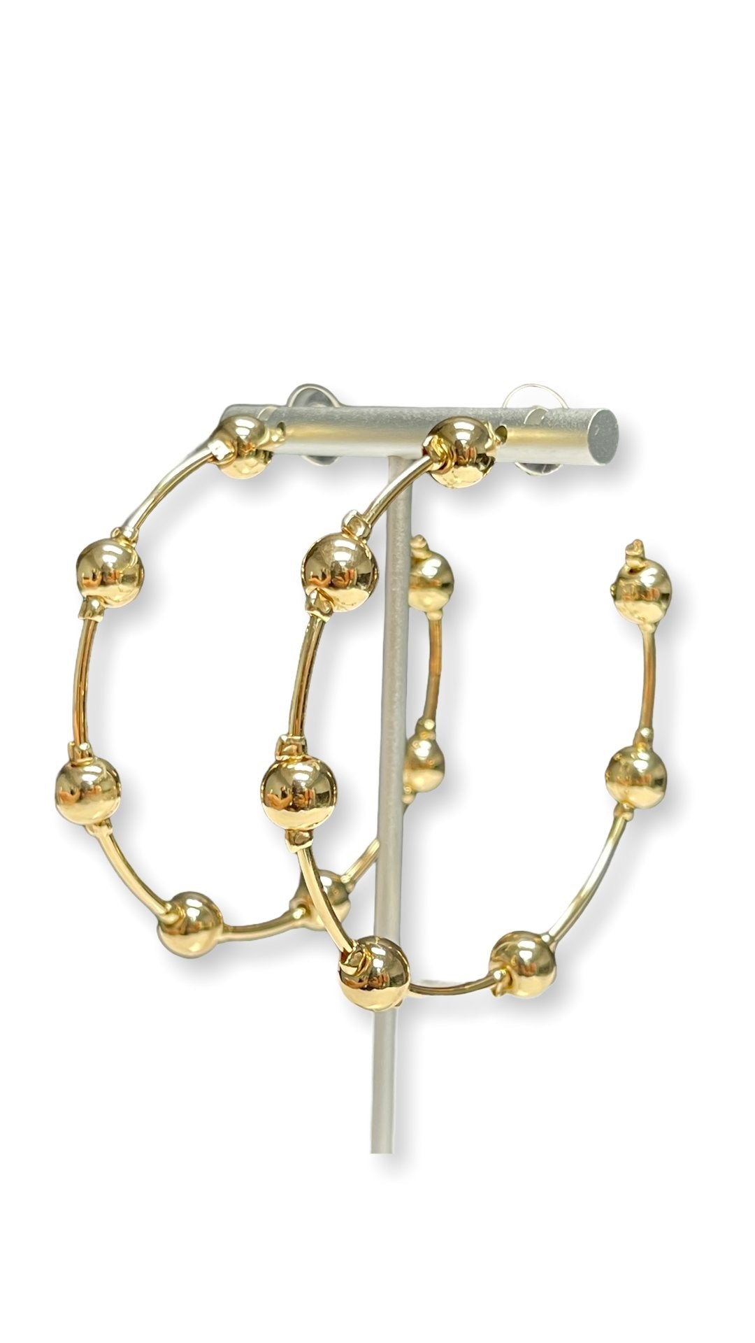 Hot girl summer Hoop Earrings (Gold) - OMG Swim
