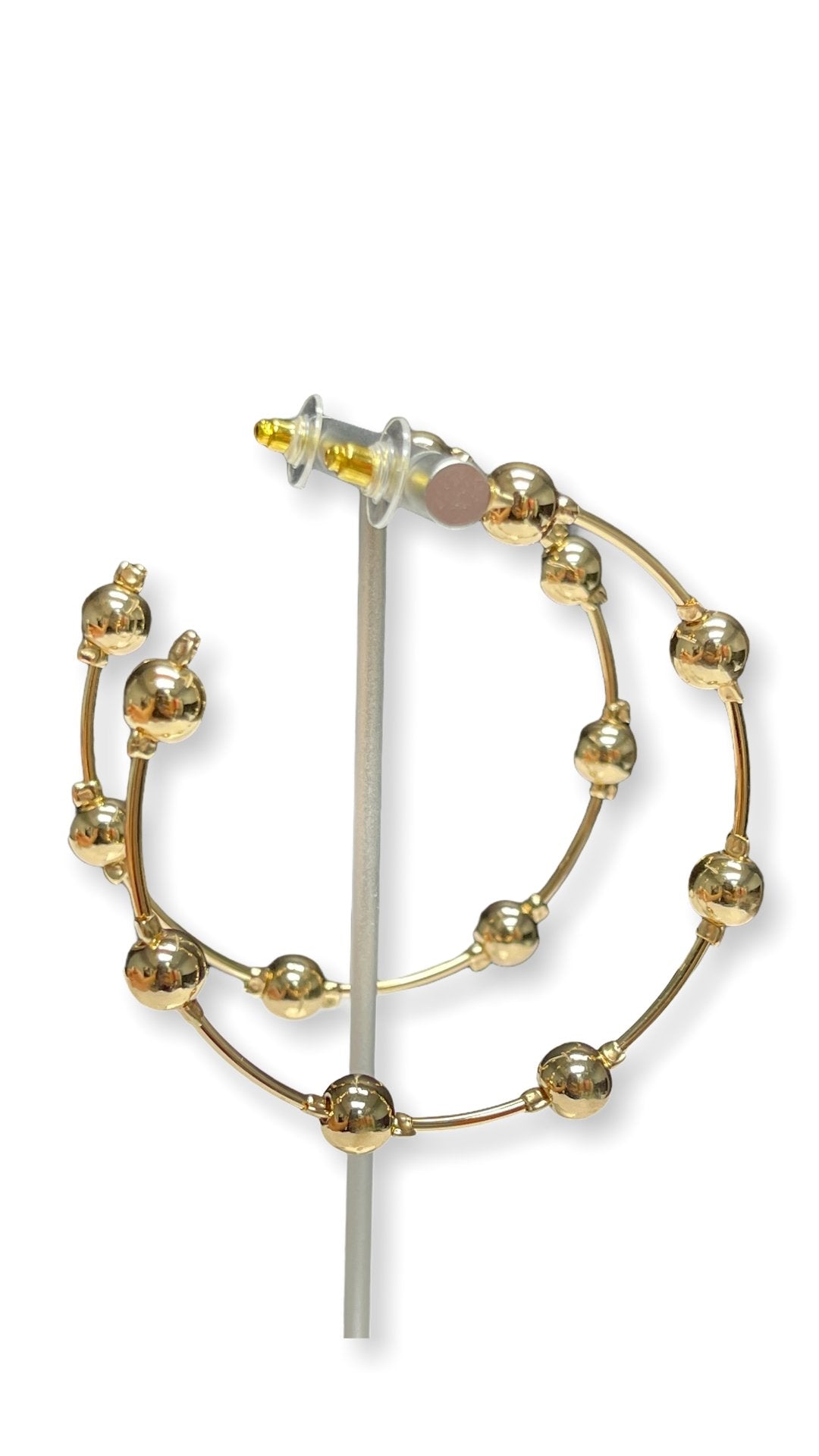Hot girl summer Hoop Earrings (Gold) - OMG Swim