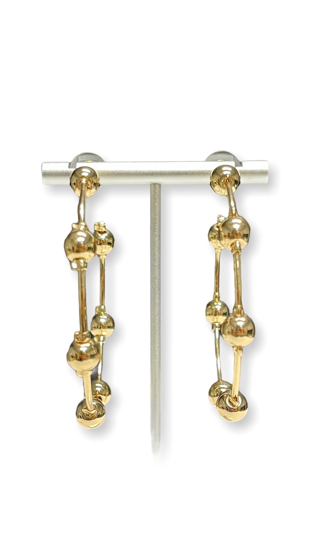 Hot girl summer Hoop Earrings (Gold) - OMG Swim