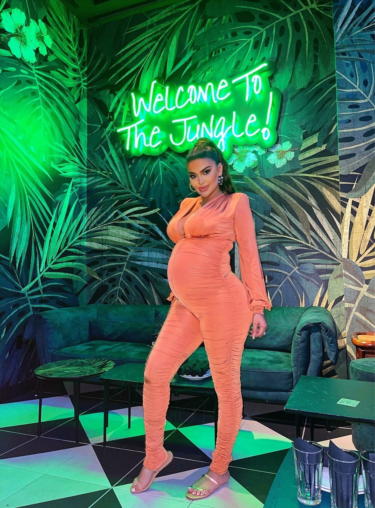 Melon Flavor Jumpsuit (Dark orange) - OMG Swim