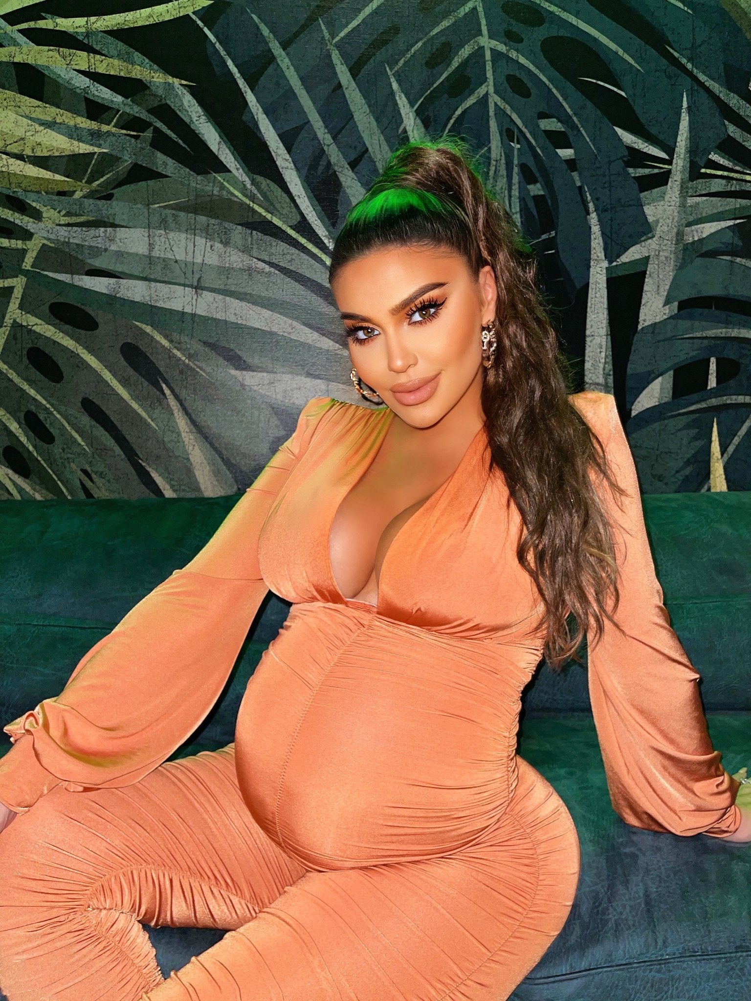 Melon Flavor Jumpsuit (Dark orange) - OMG Swim