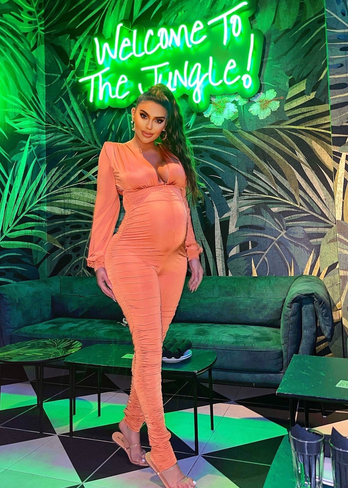 Melon Flavor Jumpsuit (Dark orange) - OMG Swim