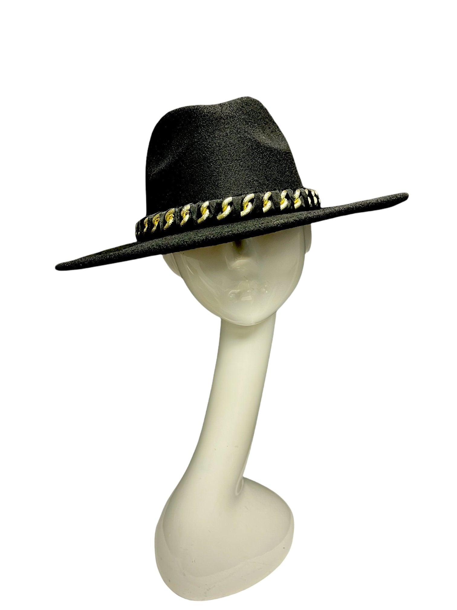 Mírame Fedora Hat (Black) - OMG Swim
