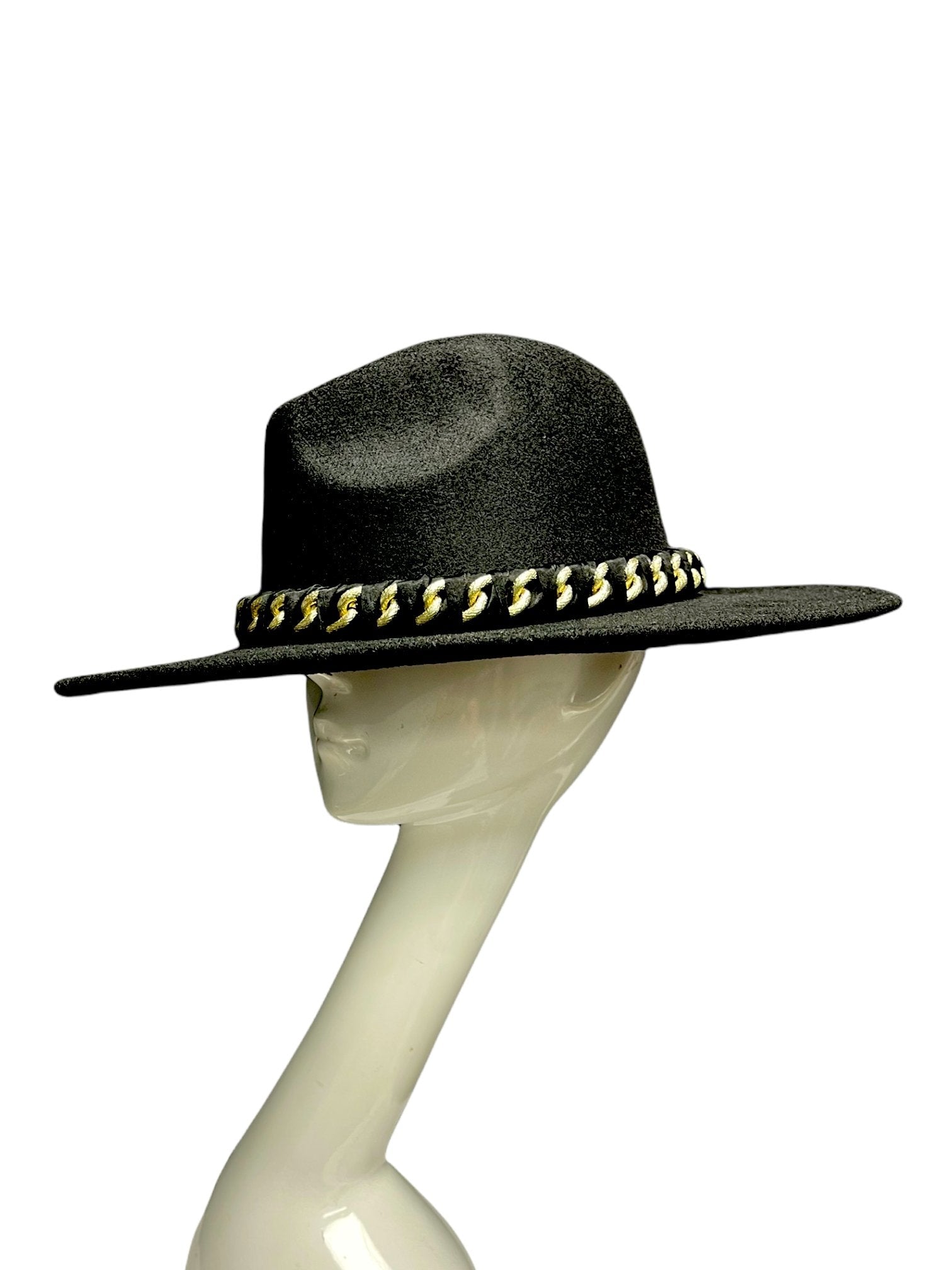 Mírame Fedora Hat (Black) - OMG Swim