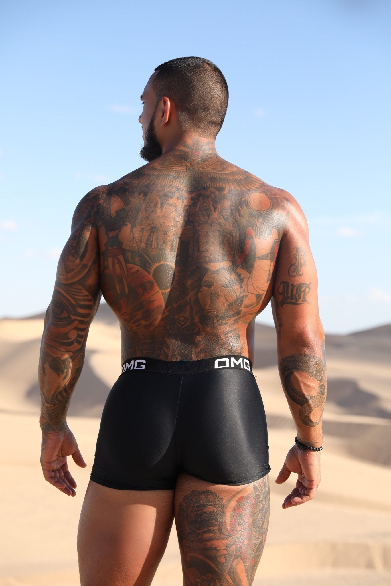 OMG KING Swim Shorts (BLACK) - OMG Swim