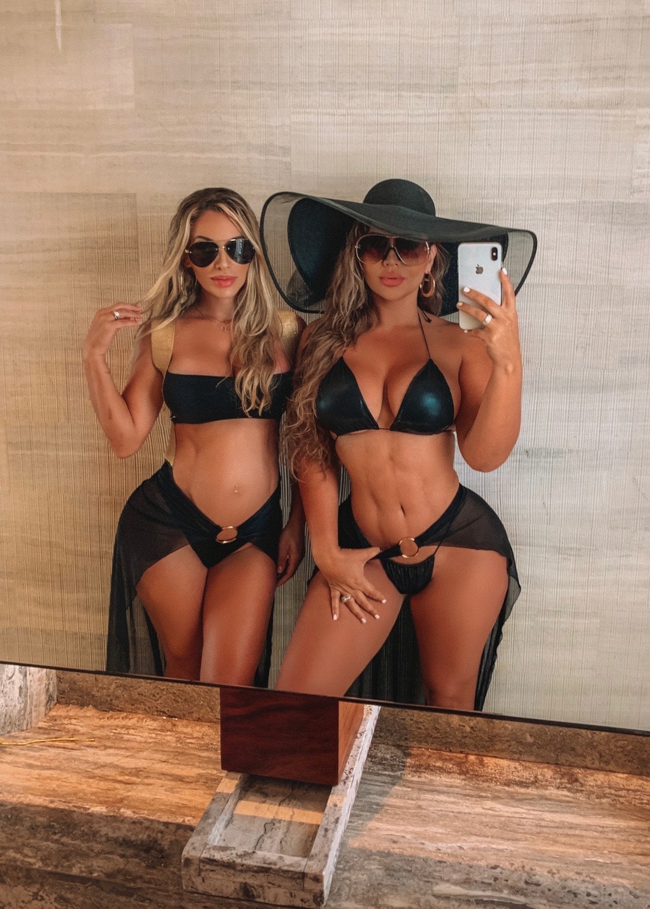 Rich & famous oversized sun hat - OMG Swim