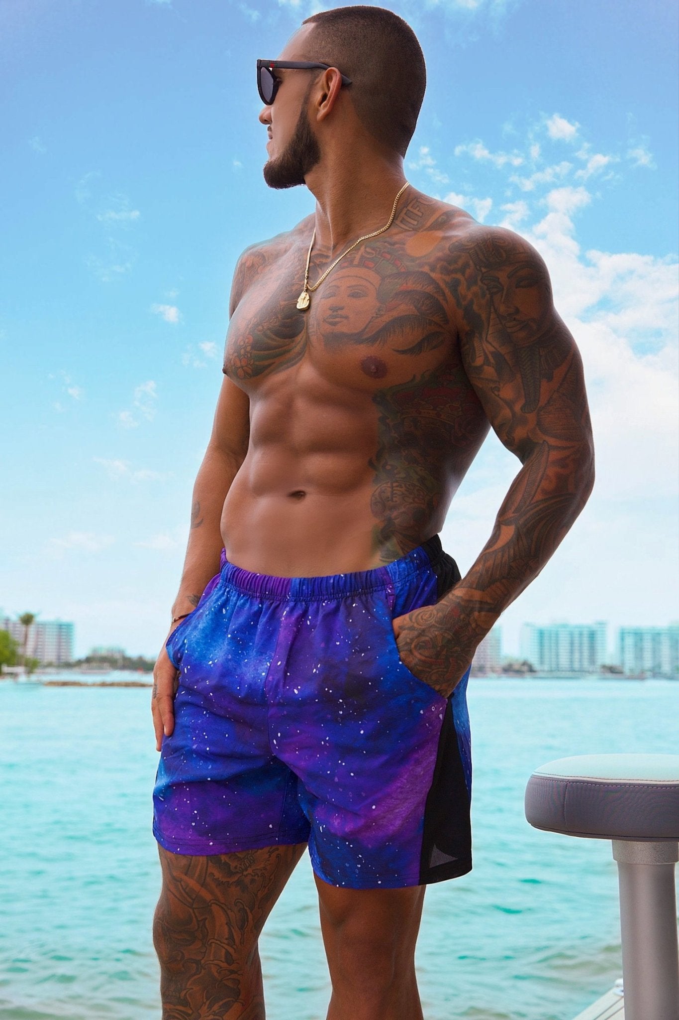 Star Island Swim Shorts - OMG Swim