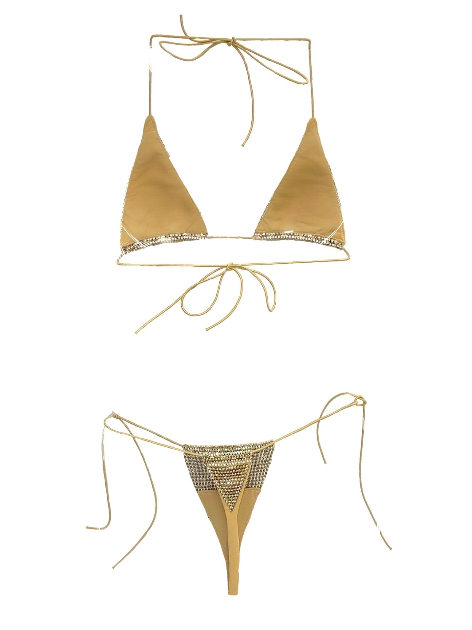 Tiny diamond bikini (Gold) - OMG Swim