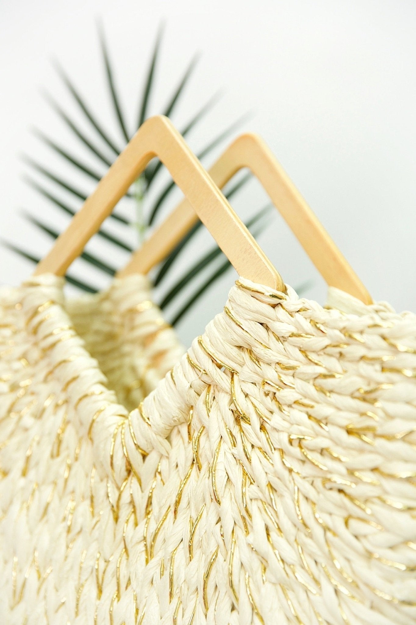Vacation Time Beach Bag (Beige) - OMG Swim