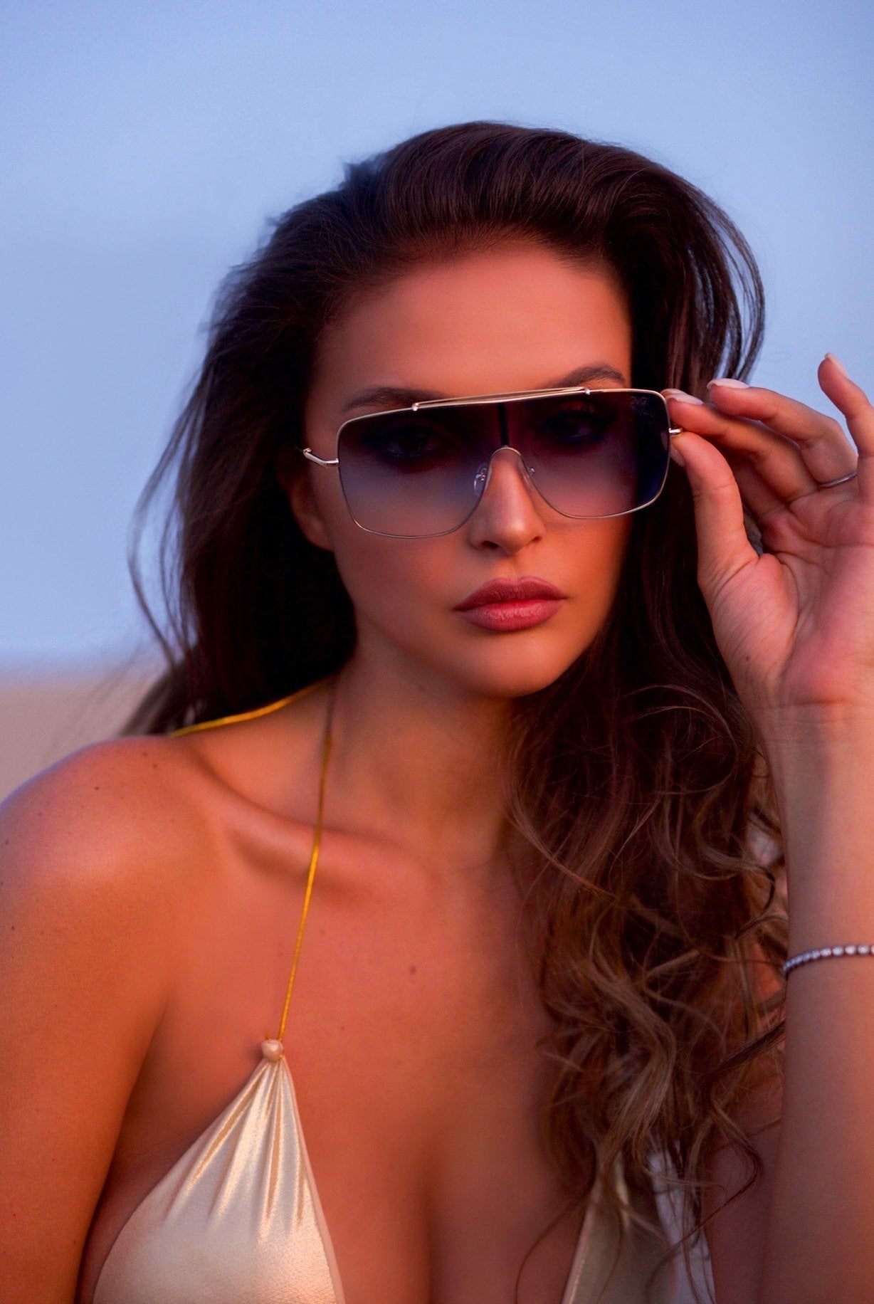 I See you Shades (Blue) - Omg Miami Swimwear