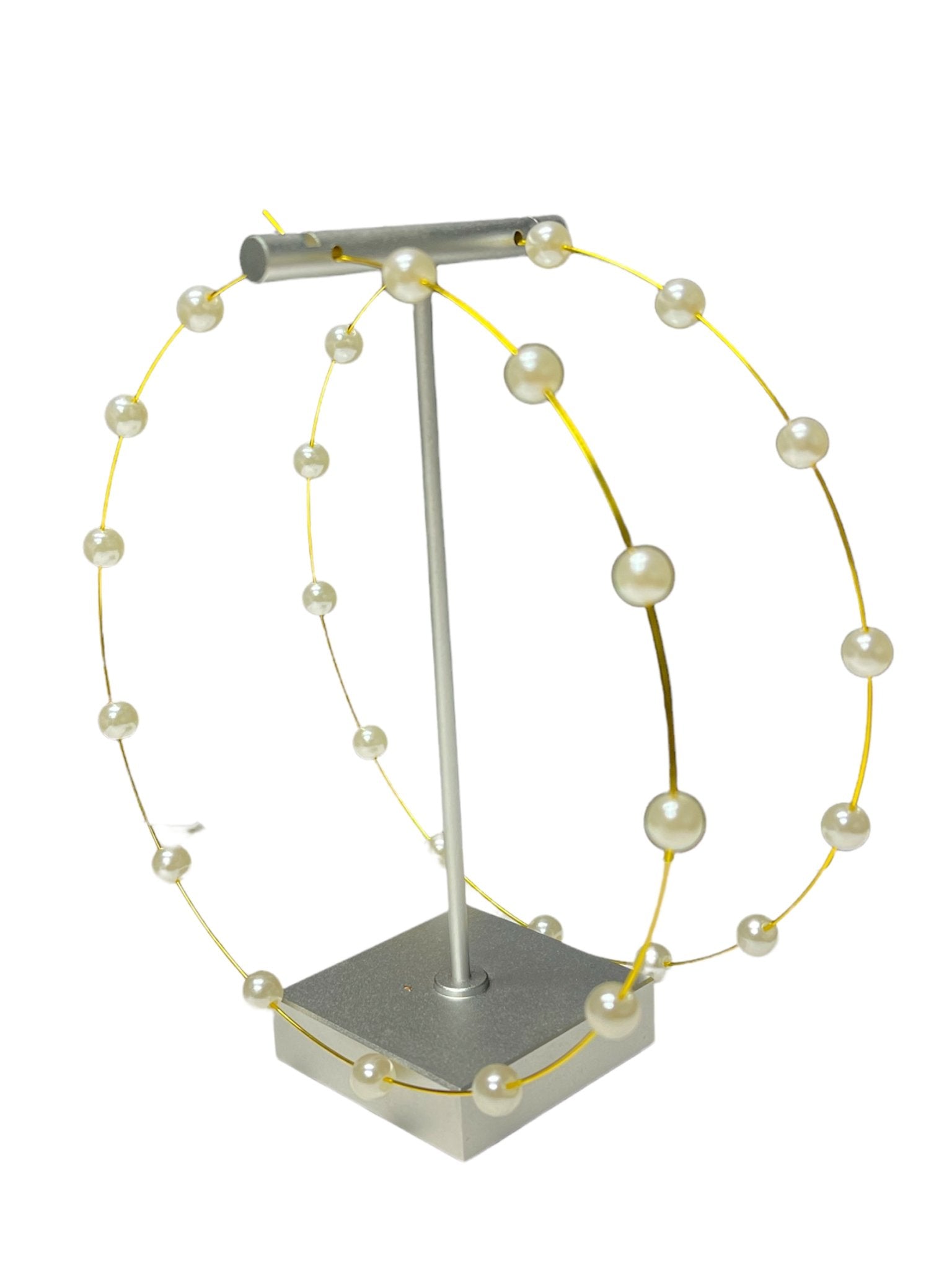 Pearl Hoops (Gold) - Omg Miami Swimwear