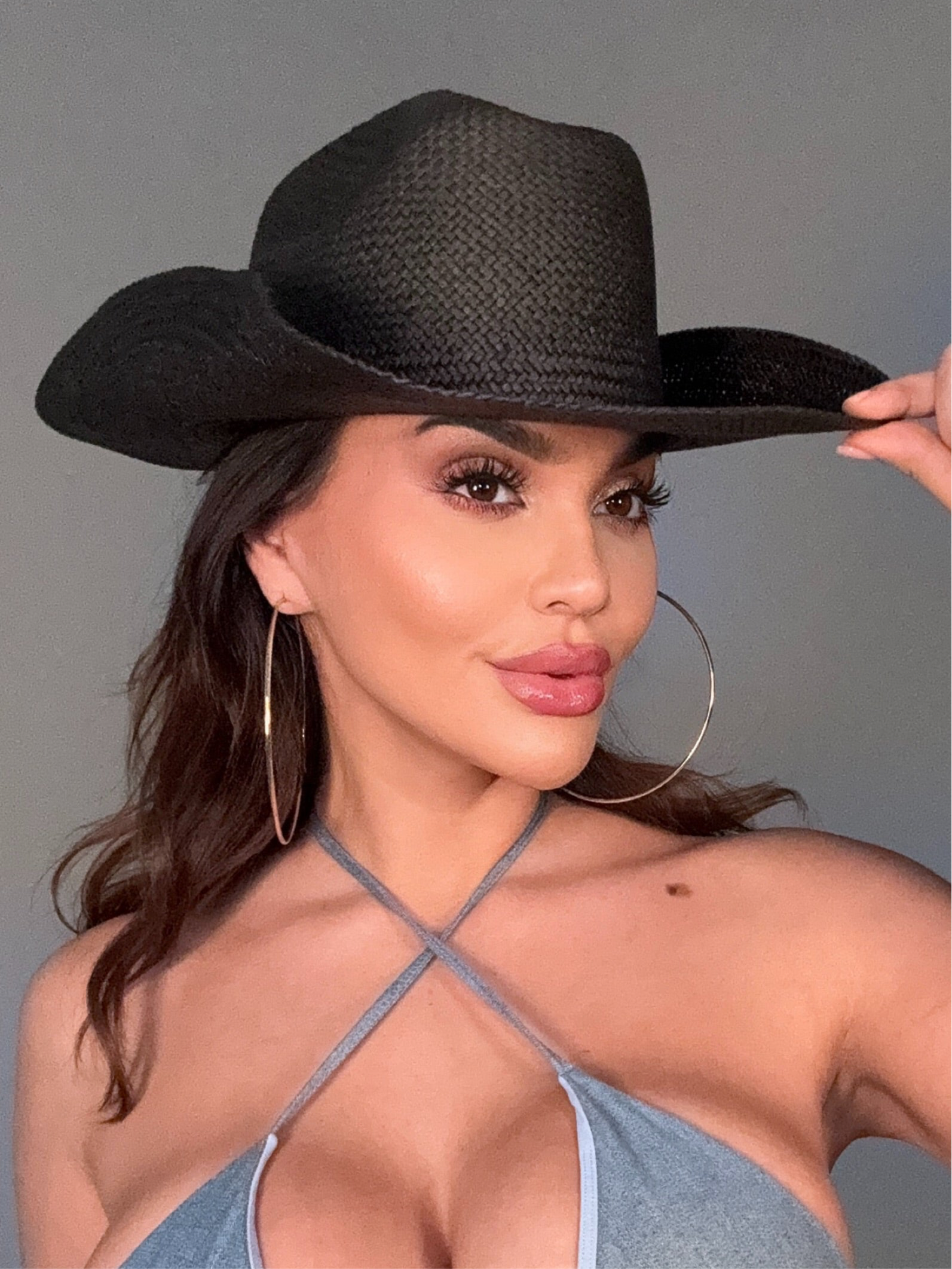 Getty Up Cowgirl Hat (Black)