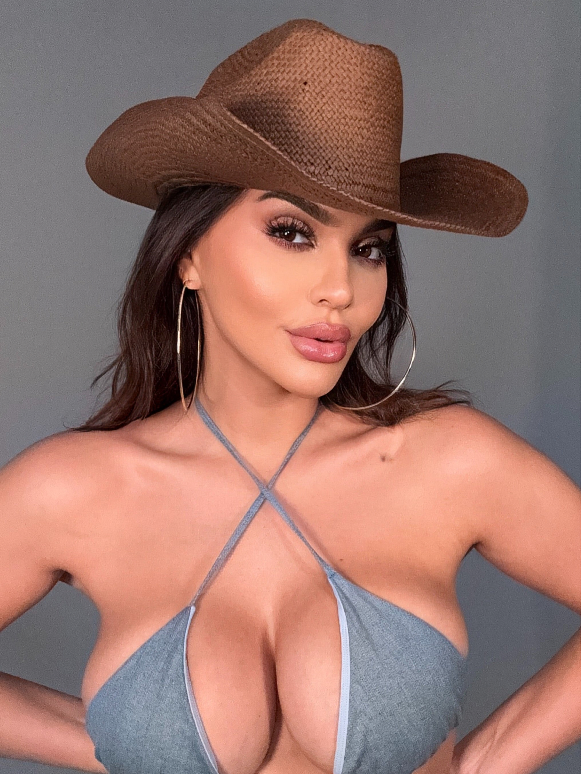 Getty Up Cowgirl Hat (Cream)
