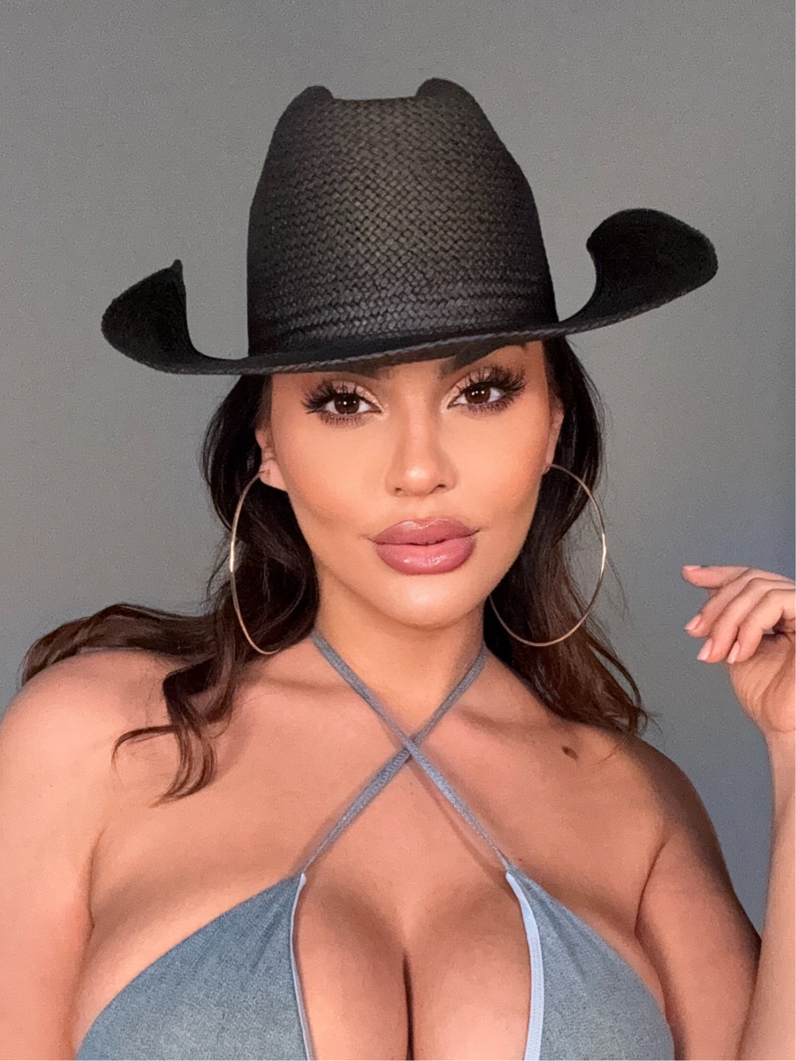 Getty Up Cowgirl Hat (Black)