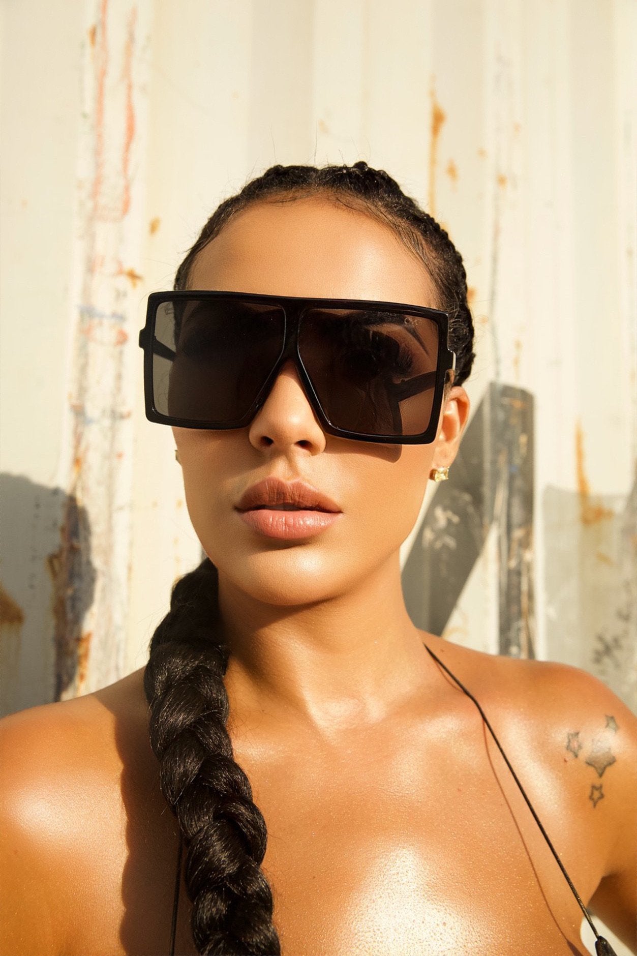 Big & Bold Shades (Black) - OMG Swim