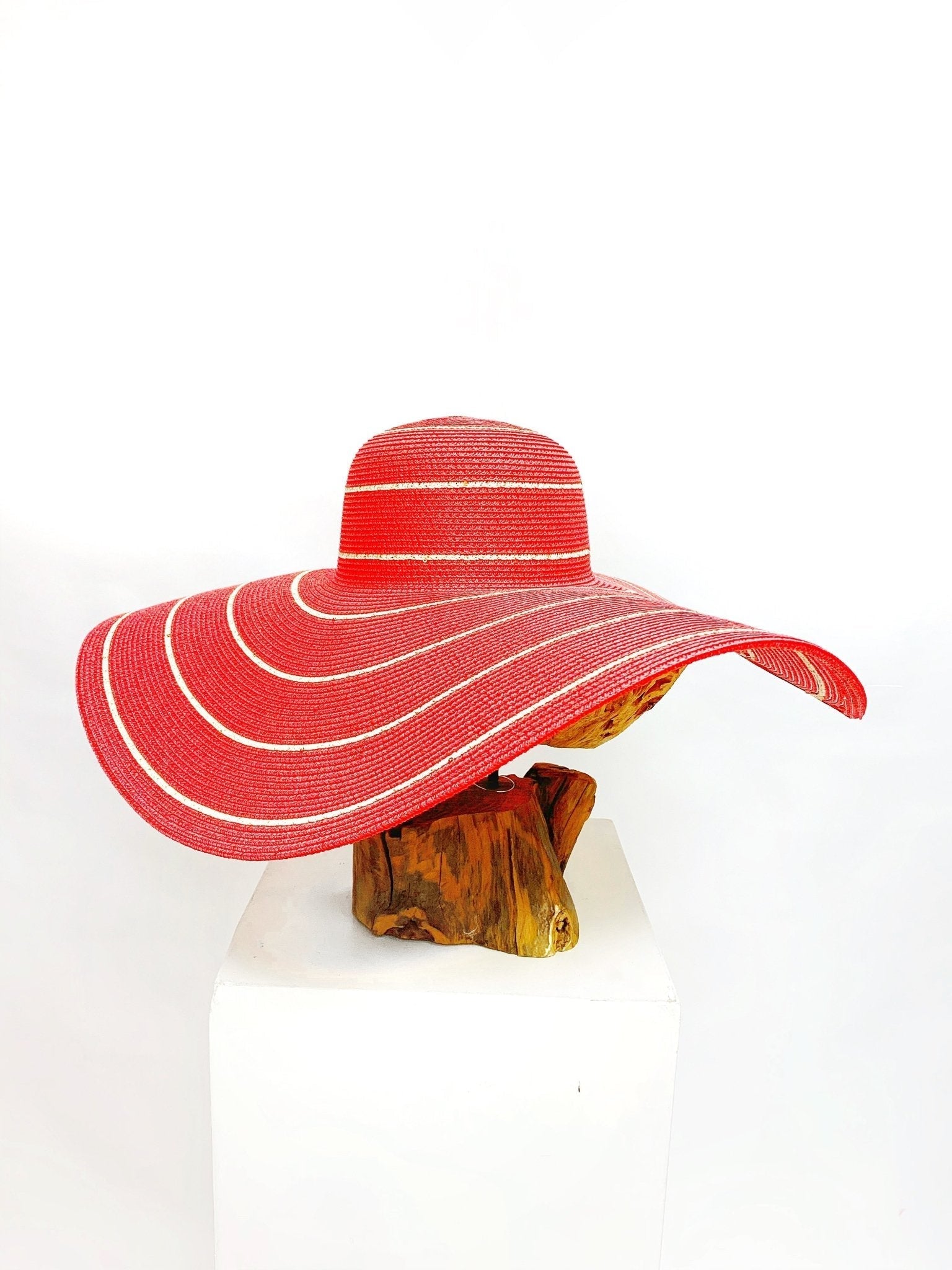 Classy Mami oversized hat (Red) - OMG Swim