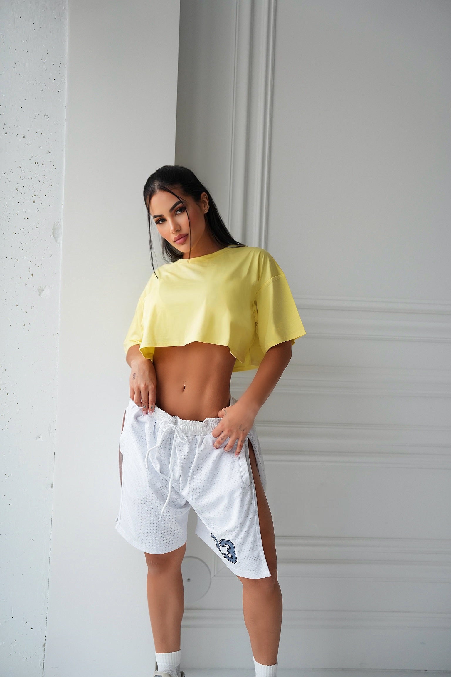 Cover Me Crop Top Shirt - OMG Swim