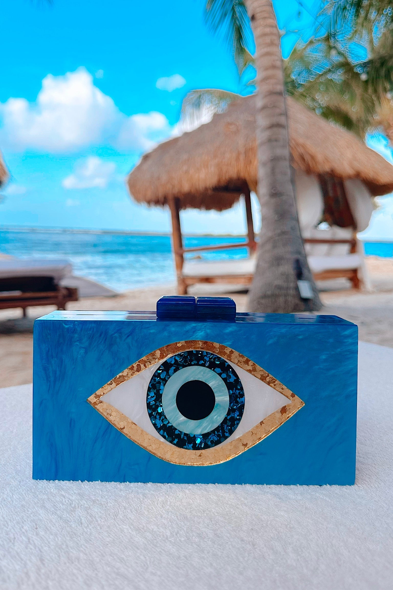 Evil Eye Bag (Blue) - OMG Swim