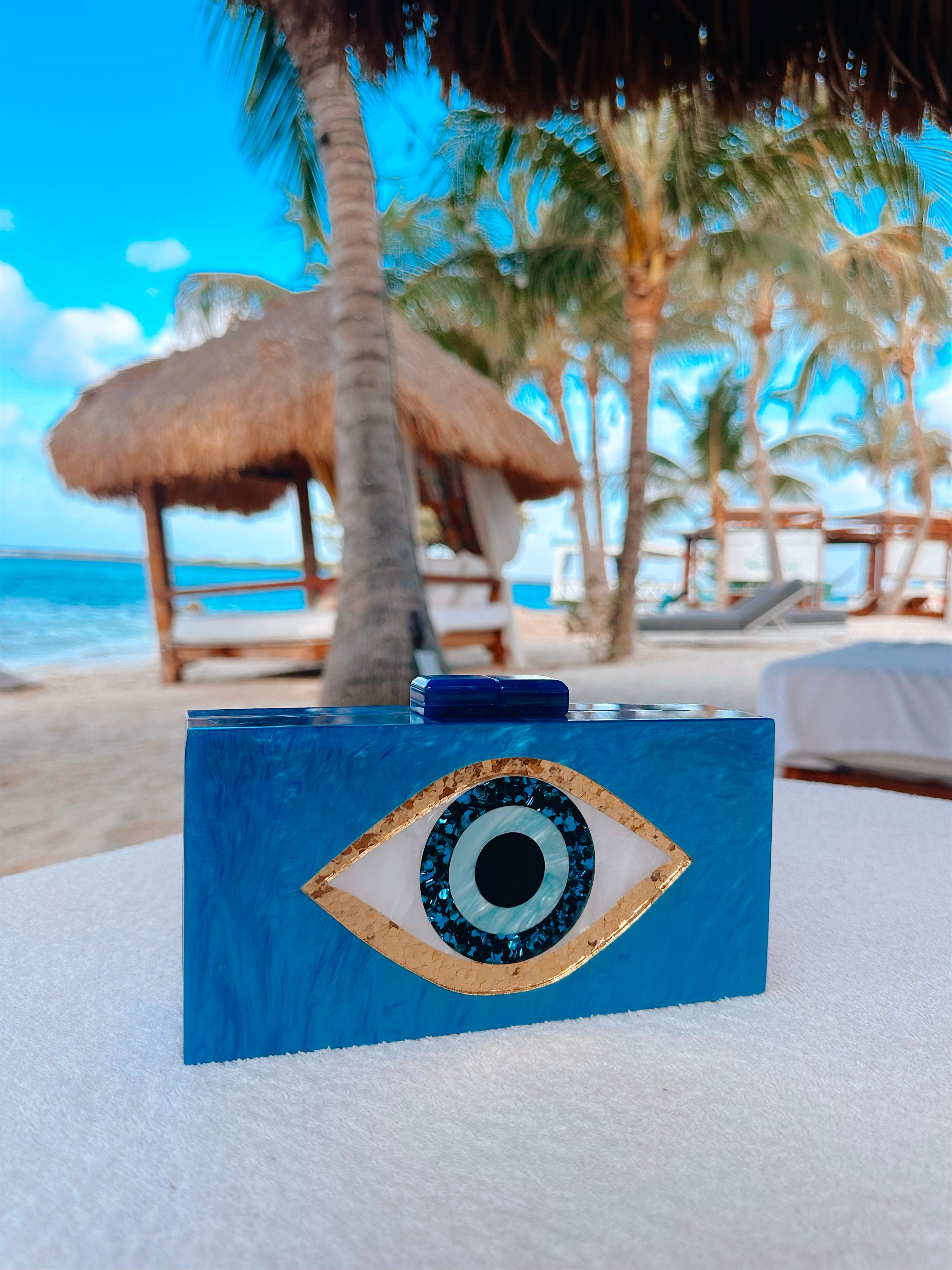 Evil Eye Bag (Blue) - OMG Swim