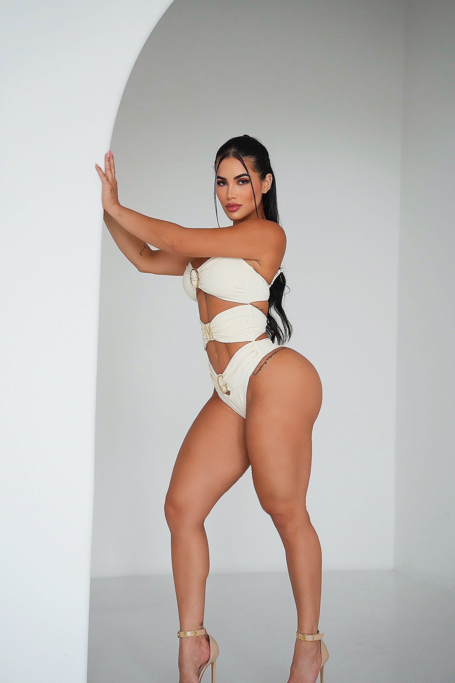 OMG Mars Monokini (Cream) - OMG Swim