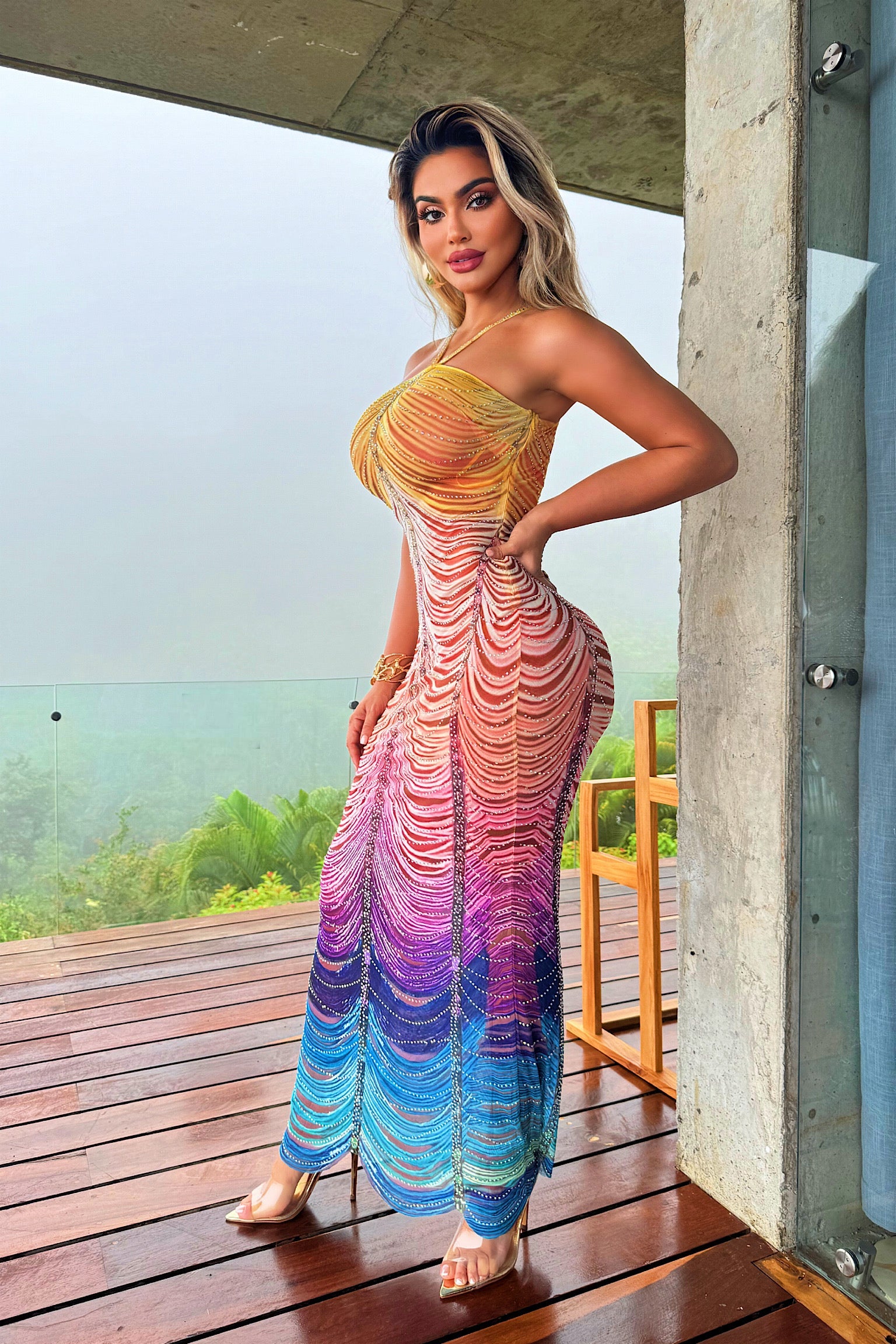 Rainbow Fish Dress - OMG Swim