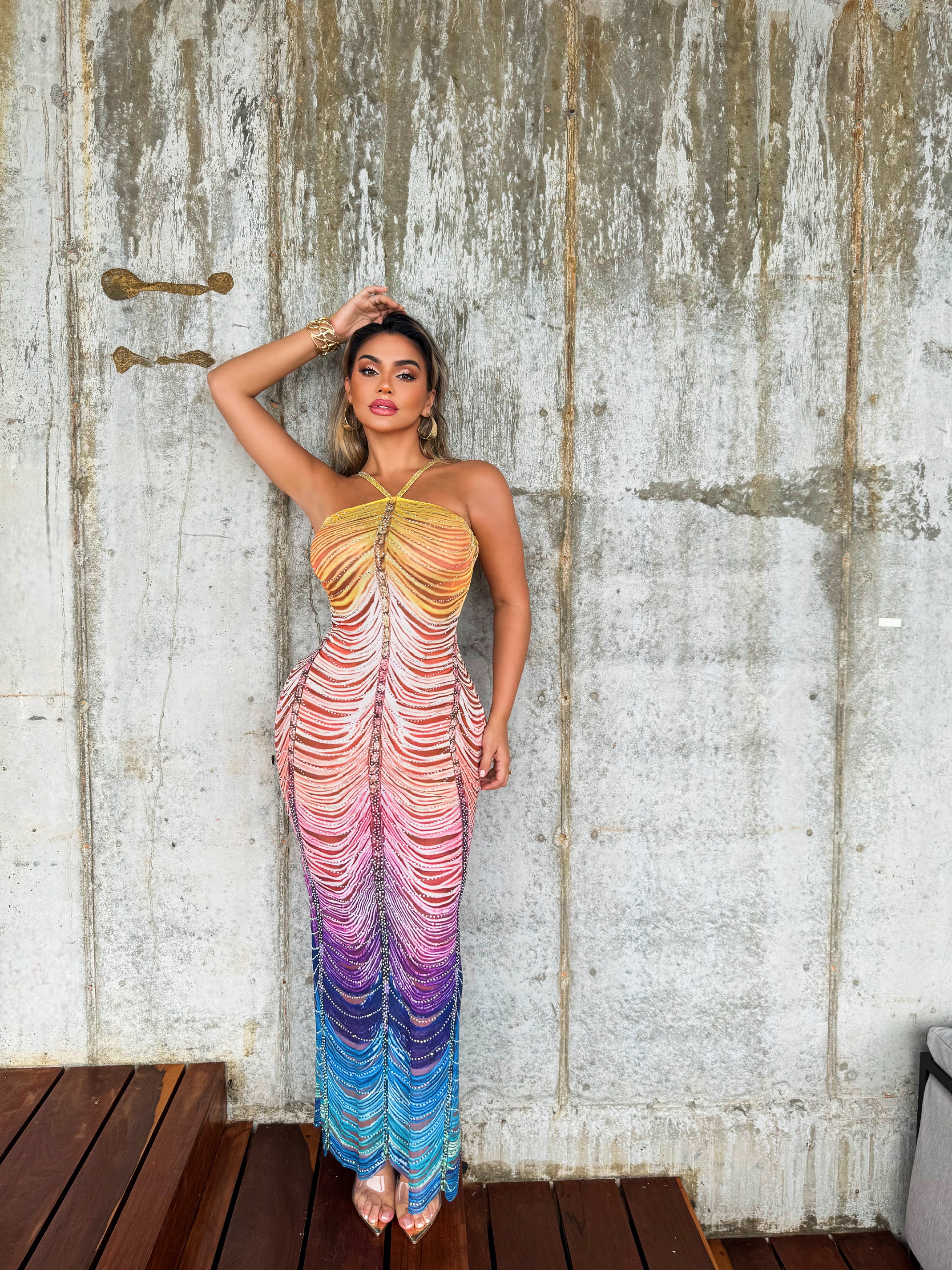 Rainbow Fish Dress - OMG Swim