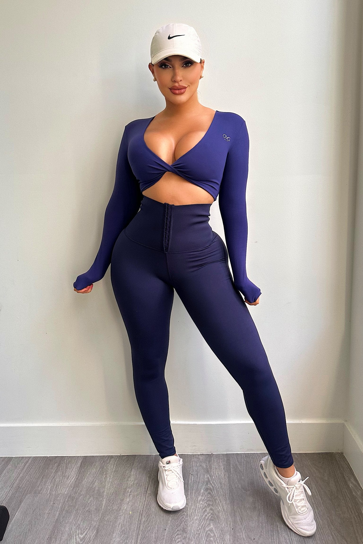 Snatched Leggings (Navy Blue) - OMG Swim