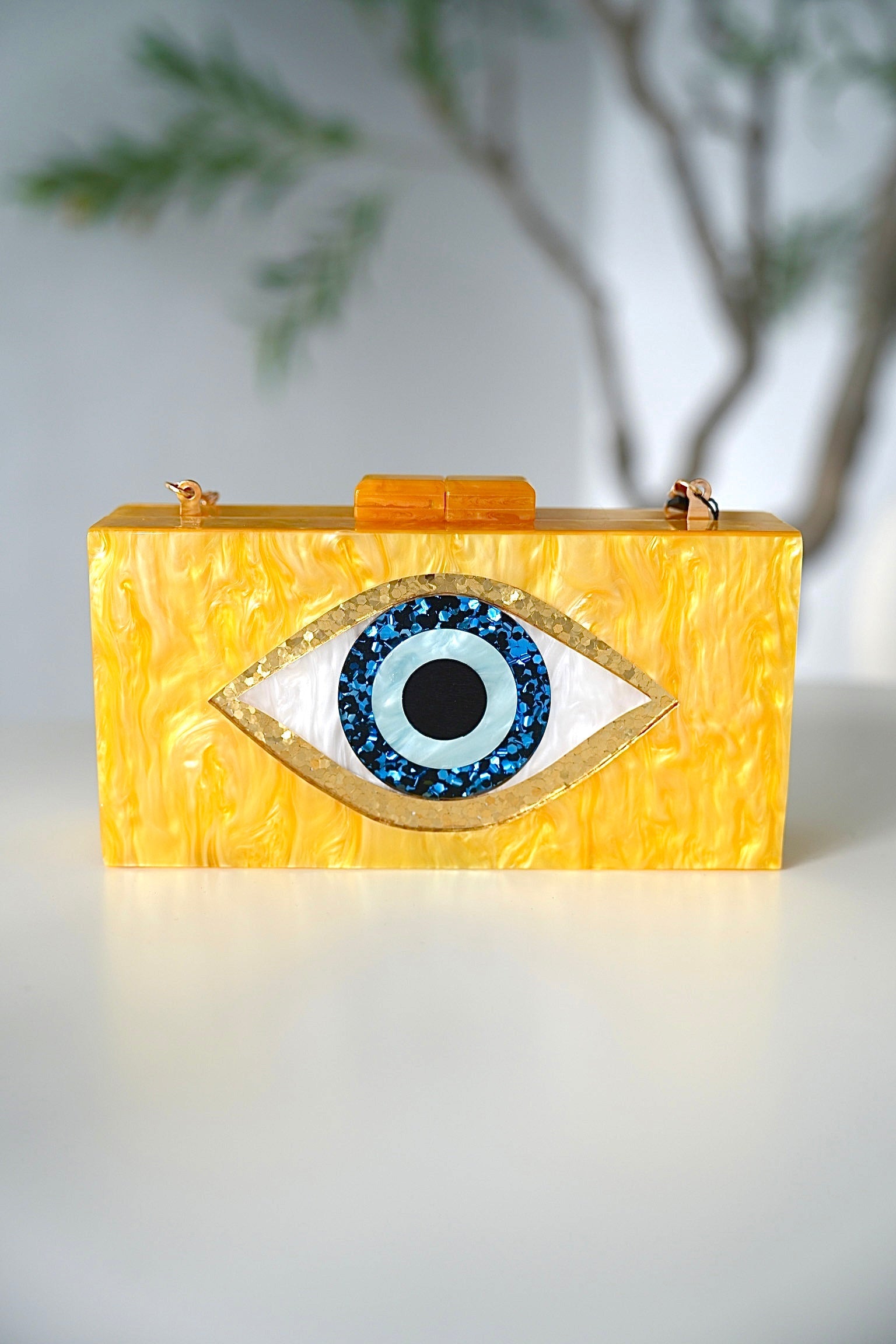 Sunshine Evil Eye Bag (Yellow) - OMG Swim