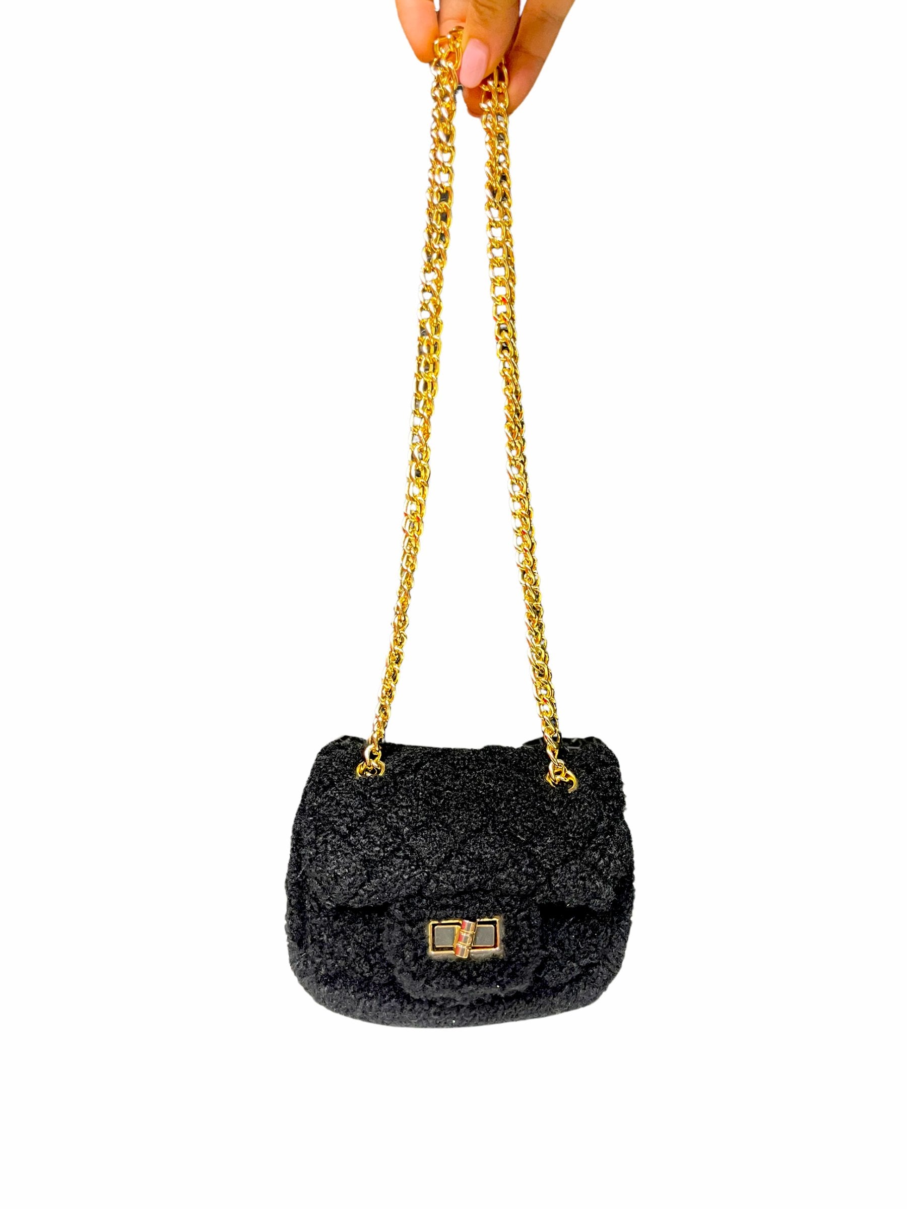 Vanilla Bean Frappuccino Mini Bag (Black) - OMG Swim