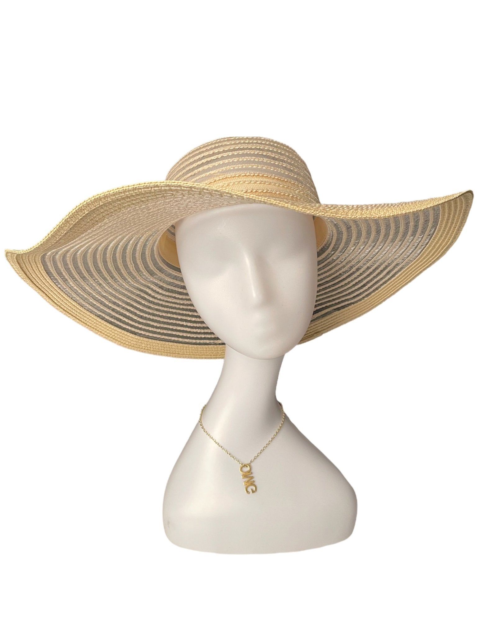 Faena Sun hat (Beige) - Omg Miami Swimwear