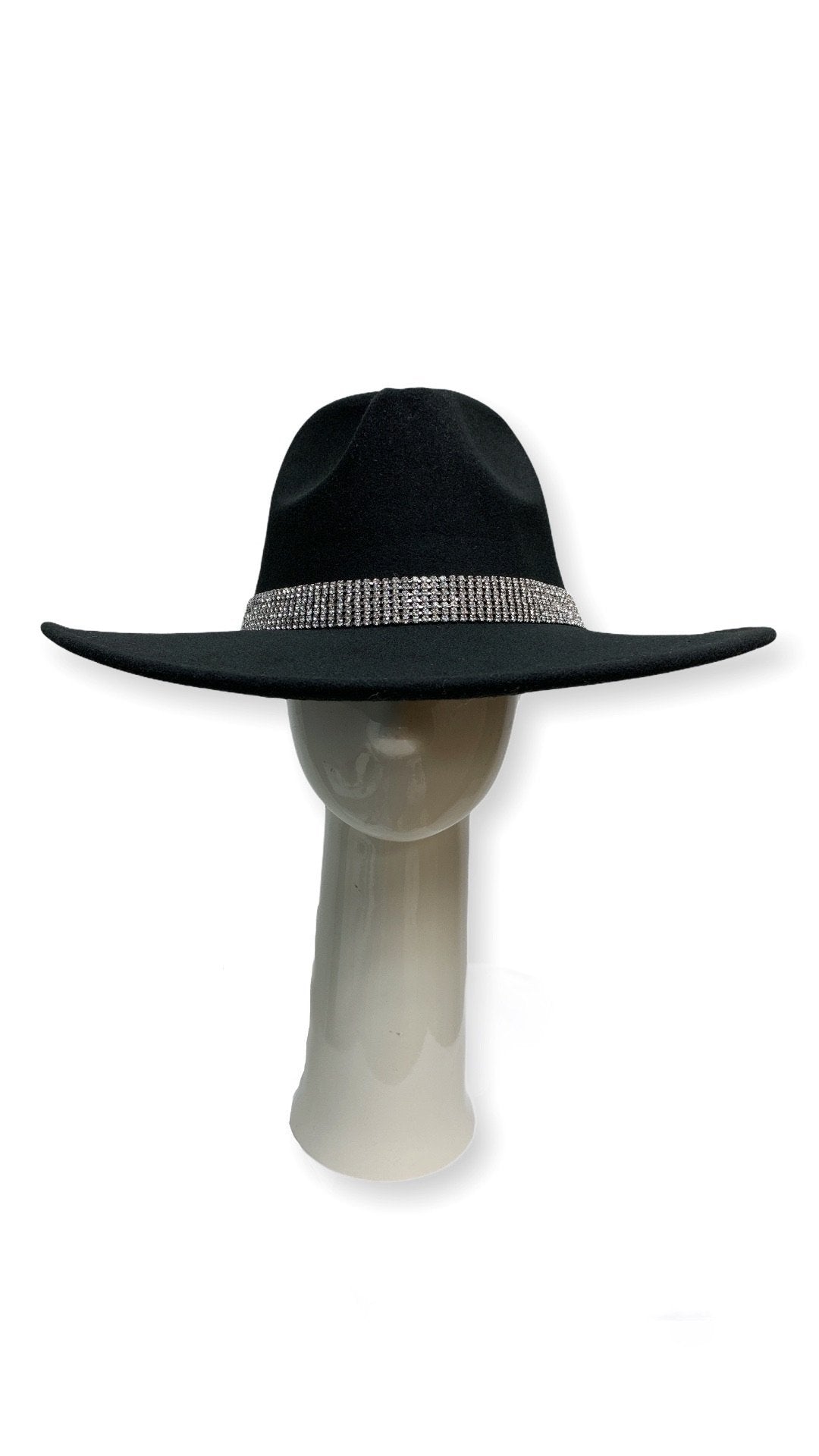 The Shiny Fedora Hat (Black) - Omg Miami Swimwear